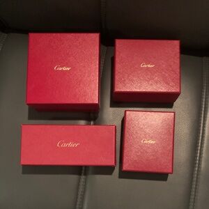 Cartier Luxurious Red Box Collection